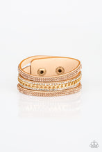 Load image into Gallery viewer, Rollin In Rhinestones - Gold Bracelet - Urban
