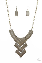 Load image into Gallery viewer, Fiercely Pharaoh - Brass Necklace
