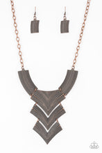 Load image into Gallery viewer, Fiercely Pharaoh - Copper Necklace
