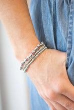 Load image into Gallery viewer, Let There BEAM Light - Pink Bracelet
