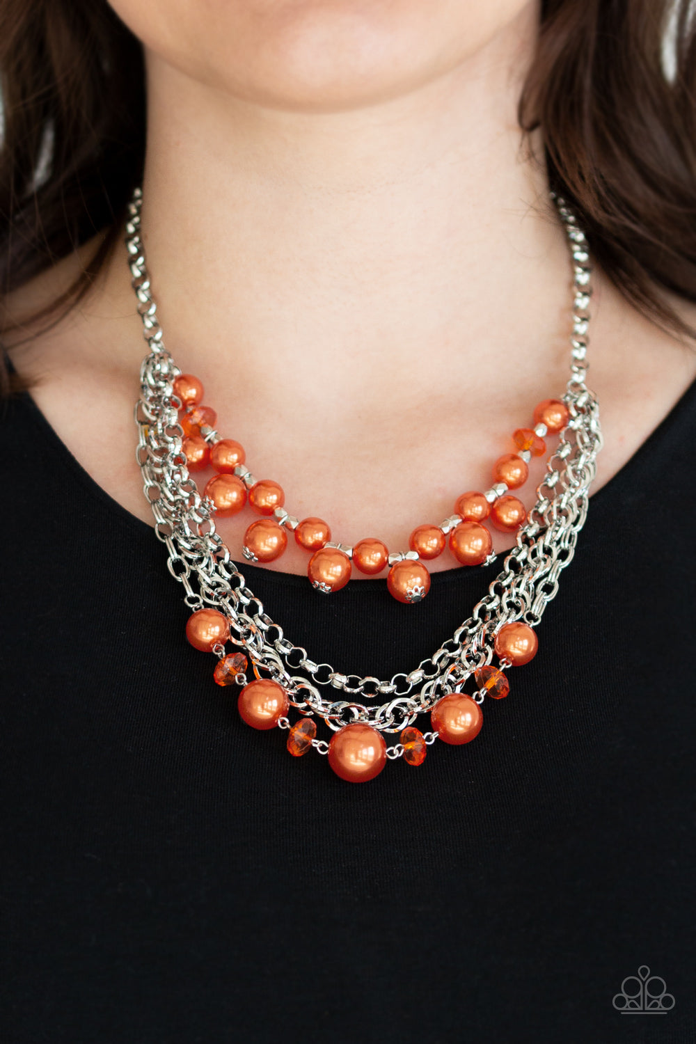 Rockin Rockette - Orange Necklace