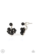 Load image into Gallery viewer, Star-Studded Success - Black Earrings - Double-sided
