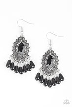 Load image into Gallery viewer, Private Villa - Black Earrings - Paparazzi
