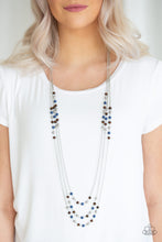 Load image into Gallery viewer, Seasonal Sensation - Blue Necklace
