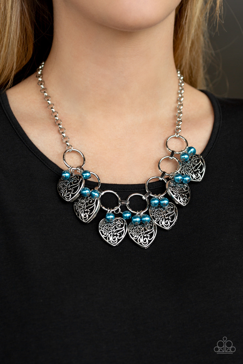 Very Valentine - Blue Necklace - Paparazzi