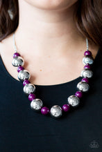 Load image into Gallery viewer, Top Pop - Purple Necklace
