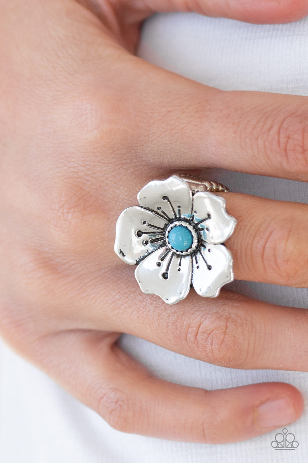 Boho Blossom - Blue Ring