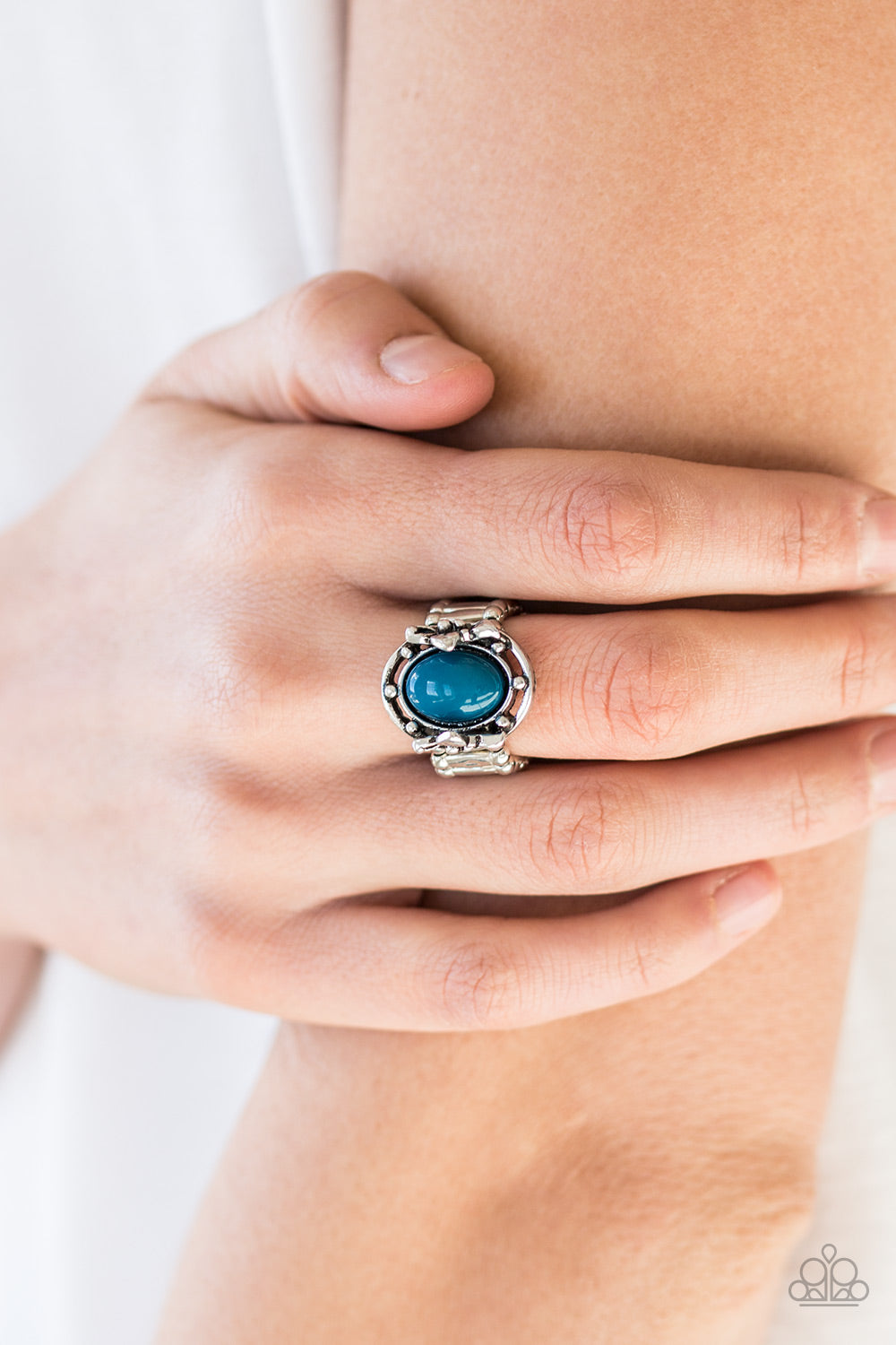 Color Me Confident - Blue Ring - Paparazzi