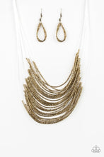 Load image into Gallery viewer, Catwalk Queen - Brass Necklace

