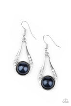 Load image into Gallery viewer, HEADLINER Over Heels - Blue Earrings - Paparazzi
