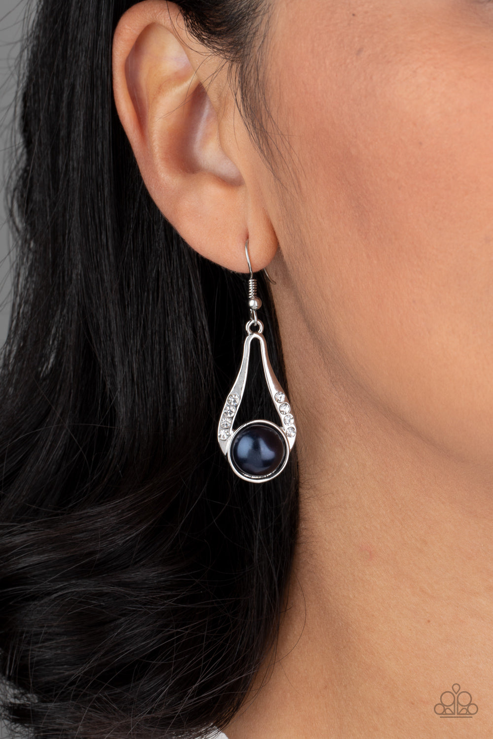HEADLINER Over Heels - Blue Earrings - Paparazzi