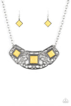 Load image into Gallery viewer, Feeling Inde-PENDANT - Yellow Necklace - Paparazzi
