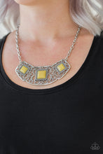 Load image into Gallery viewer, Feeling Inde-PENDANT - Yellow Necklace - Paparazzi
