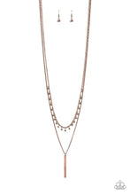 Load image into Gallery viewer, Keep Your Eye on the Pendulum - Copper Necklace
