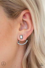 Load image into Gallery viewer, Delicate Arches - Black Earrings-  Double-Sided
