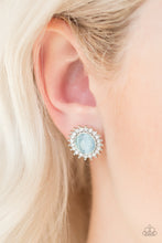 Load image into Gallery viewer, Hey There, Gorgeous - Blue Earrings - Post- Paparazzi
