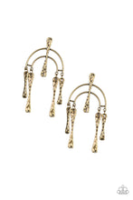 Load image into Gallery viewer, ARTIFACTS Of Life - Brass Earrings - Paparazzi

