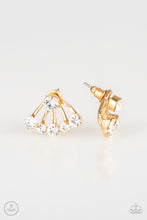Load image into Gallery viewer, Jeweled Jubilee - Gold Earrings - Double-sided
