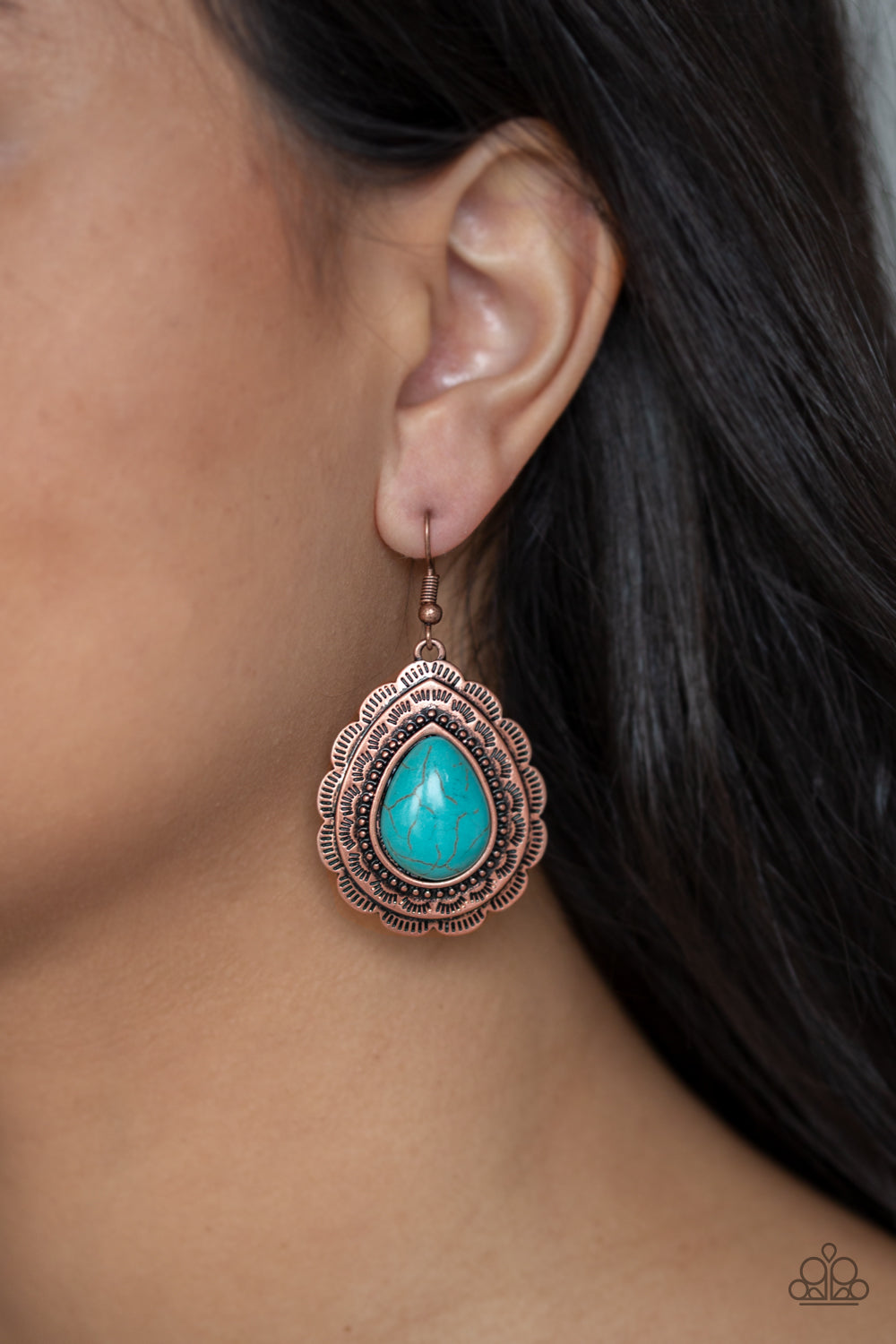 Mountain Mover - Copper Earrings