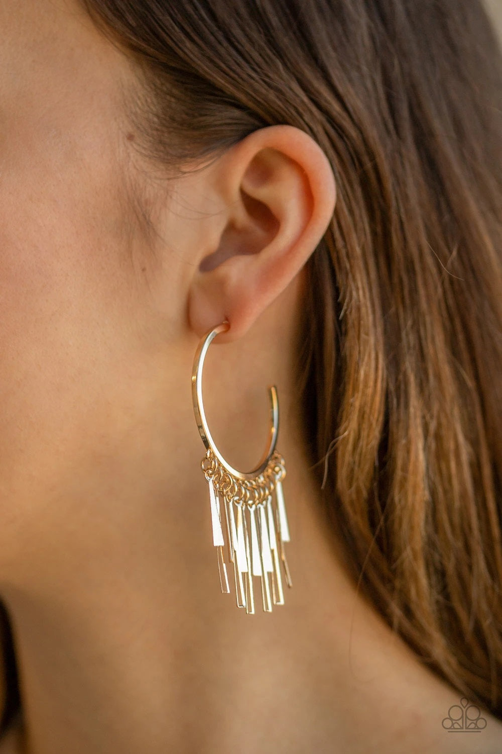 Bring The Noise - Gold Earrings - Hoop