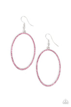 Load image into Gallery viewer, Dazzle On Demand - Pink Earrings - Hoop
