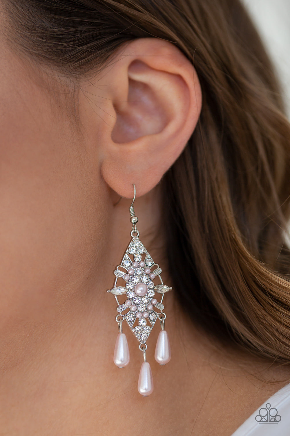 Majestic Mood - Pink Earrings