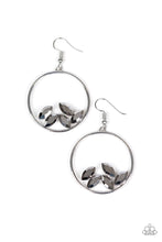 Load image into Gallery viewer, Cue The Confetti - Silver Earrings - Paparazzi - Hoop
