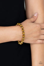 Load image into Gallery viewer, Crystal Candalabras - Brass Bracelet
