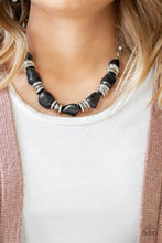 Load image into Gallery viewer, Stunningly Stone Age - Black Necklace
