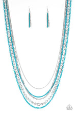 Load image into Gallery viewer, Industrial Vibrance - Blue Necklace - Paparazzi
