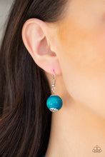 Load image into Gallery viewer, Panama Panorama - Blue Necklace- Wooden Beads
