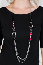 Load image into Gallery viewer, Modern Motley - Pink Necklace
