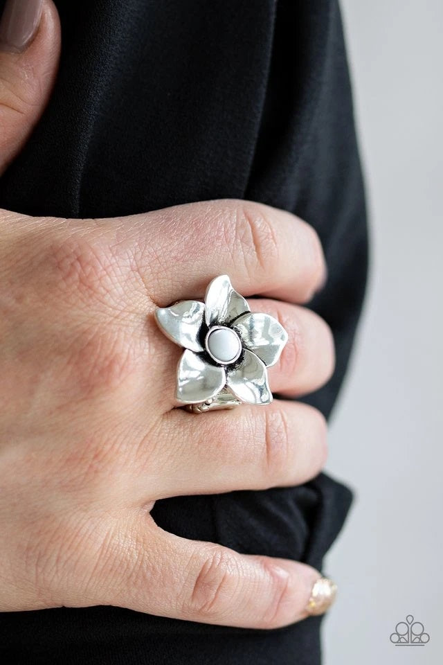 Ask for Flowers - White Ring