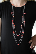 Load image into Gallery viewer, Brillant Bliss - Orange Necklace
