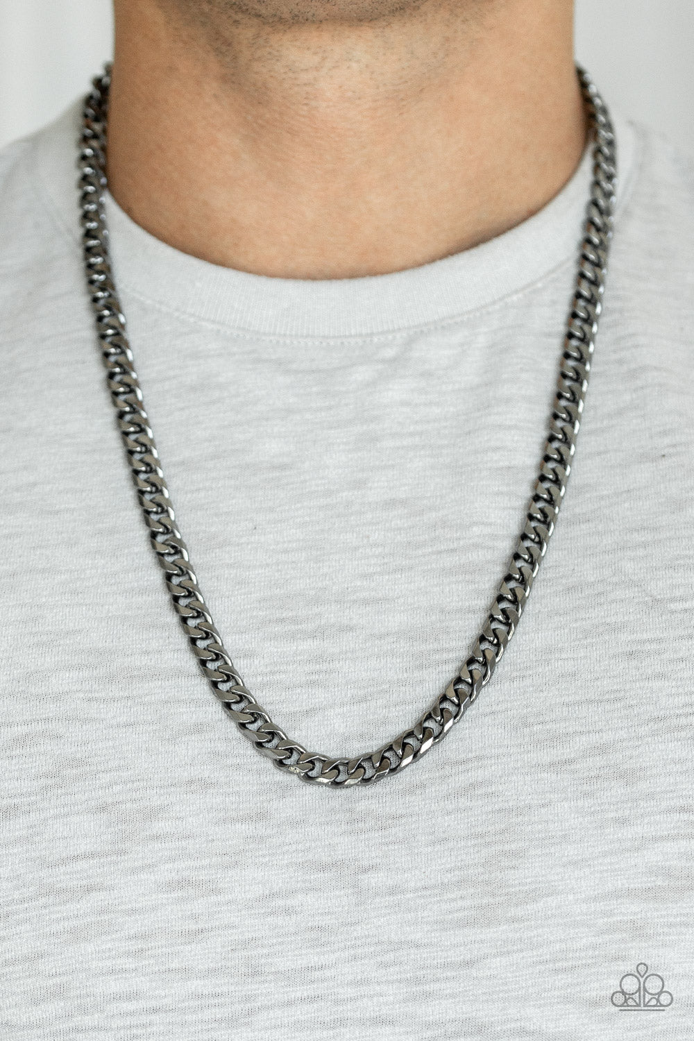 The Game CHAIN-ger - Black Necklace - Paparazzi