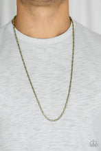 Load image into Gallery viewer, Covert Operation - Brass Necklace
