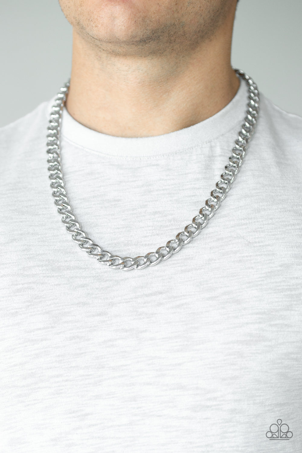 Alpha - Silver Necklace - Paparazzi