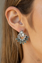 Load image into Gallery viewer, Crystal Canopy - White Earrings - Post - Double-sided
