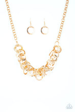 Load image into Gallery viewer, Ringing In The Bling -Gold Necklace
