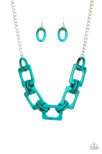 Load image into Gallery viewer, Sizzle Sizzle - Blue Necklace
