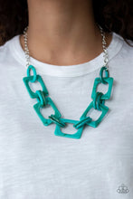 Load image into Gallery viewer, Sizzle Sizzle - Blue Necklace
