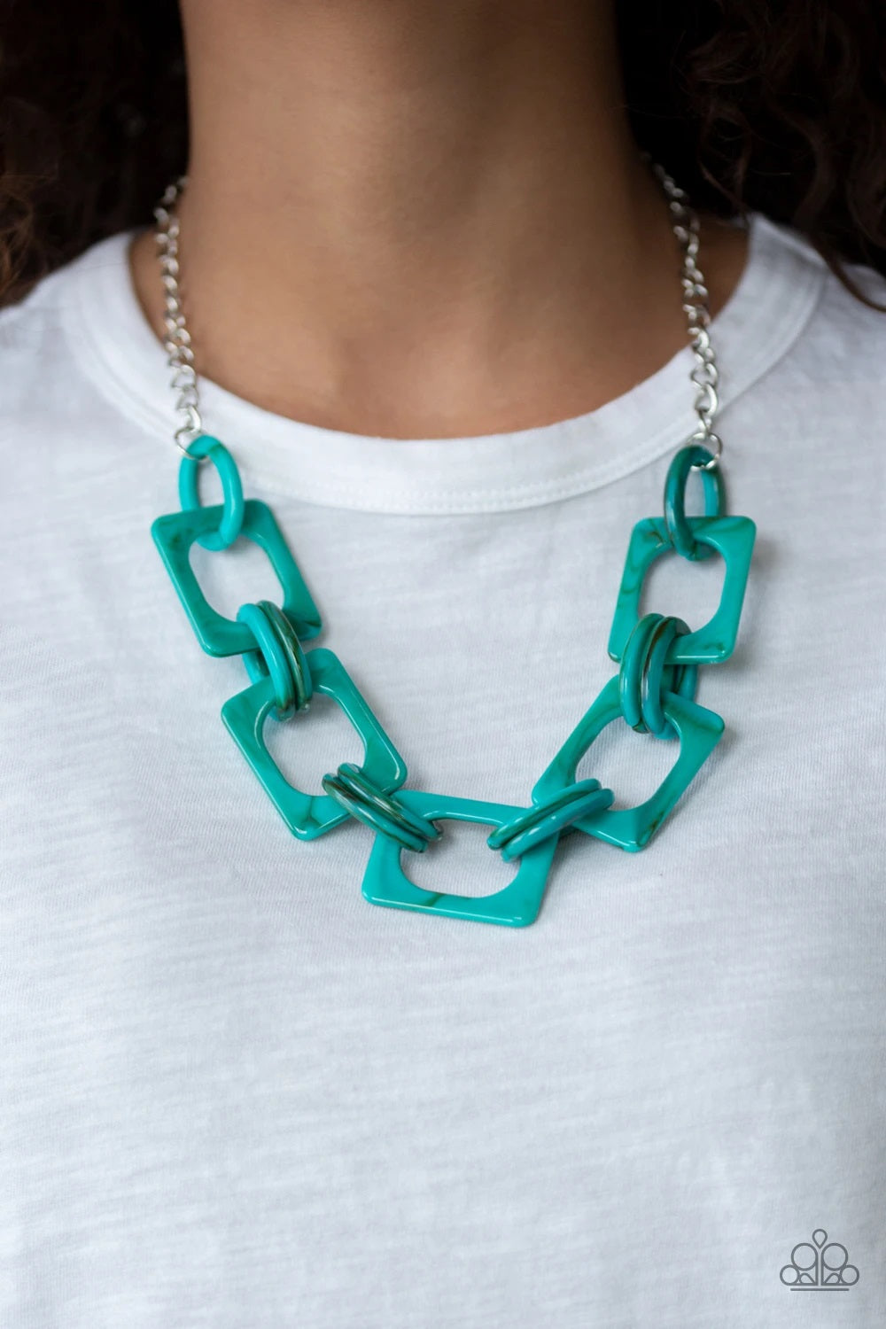 Sizzle Sizzle - Blue Necklace