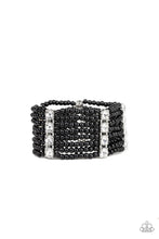 Load image into Gallery viewer, Get in Line - Black Bracelet
