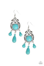 Load image into Gallery viewer, Stone Bliss - Blue Earrings - Paparazzi
