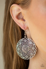Load image into Gallery viewer, Mandala Mandalay - White Earrings - Paparazzi
