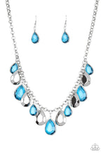 Load image into Gallery viewer, CLIQUE-bait - Blue Necklace - Paparazzi

