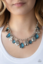 Load image into Gallery viewer, CLIQUE-bait - Blue Necklace - Paparazzi
