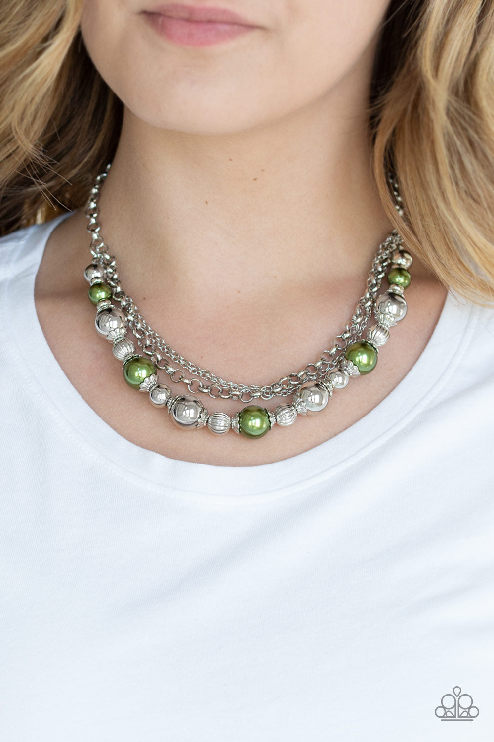 5th Avenue Romance - Green Necklace