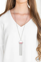 Load image into Gallery viewer, Terra Tassel - Red Necklace
