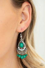 Load image into Gallery viewer, Floating On HEIR - Green Earrings
